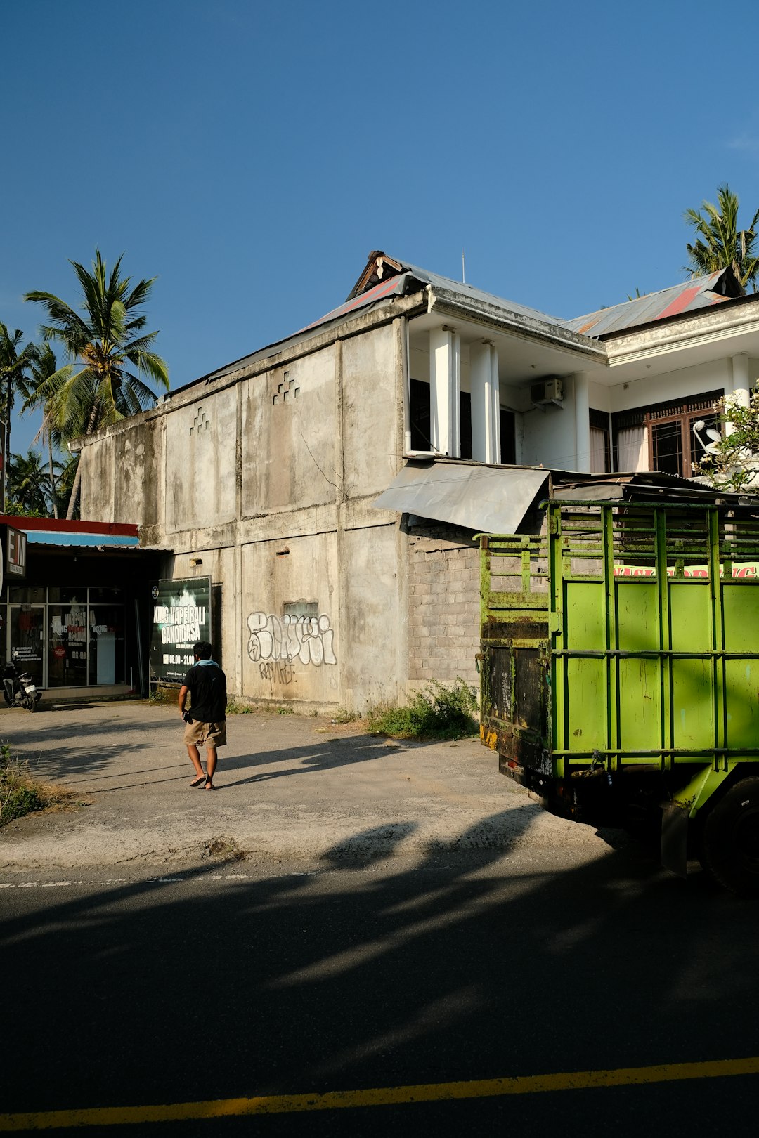 Textile waste in landfill